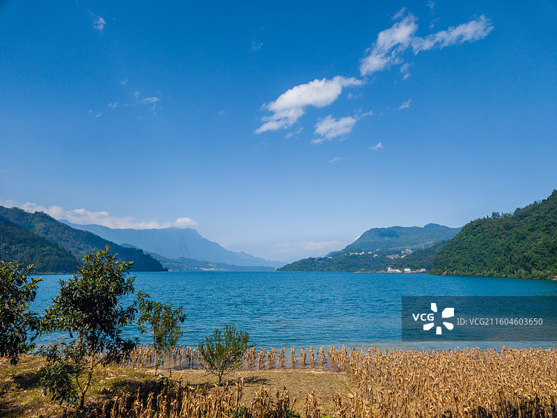 四川省凉山州雷波县马湖风景区图片素材