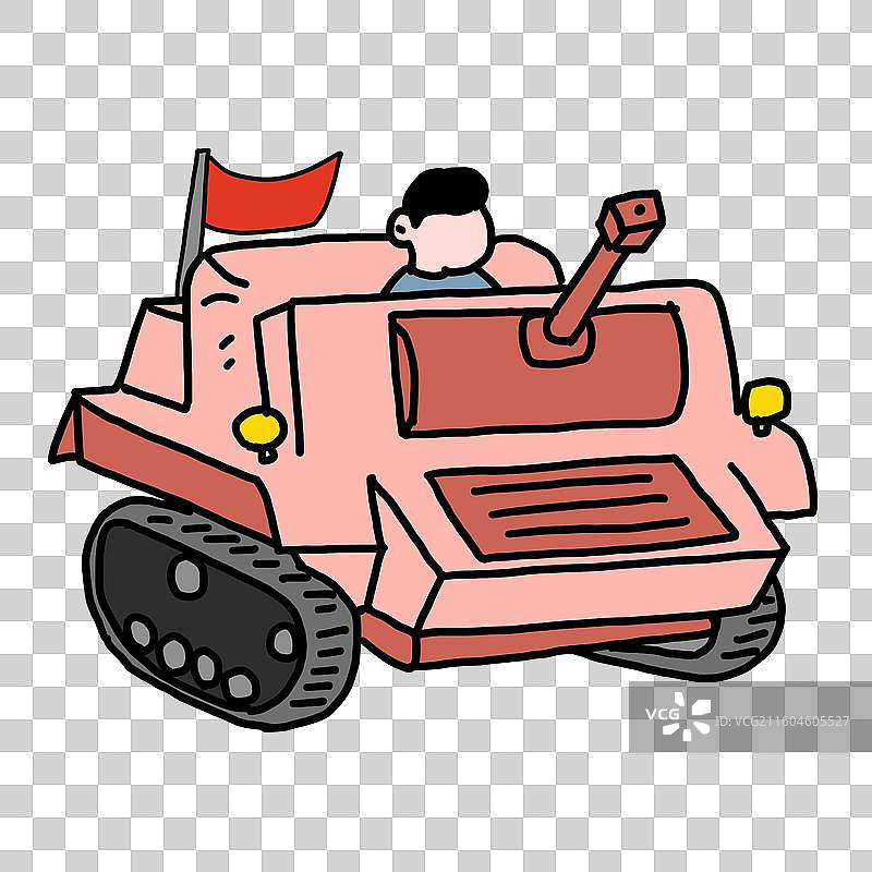 免抠元素：游乐场碰碰车游戏设施玩具车图片素材