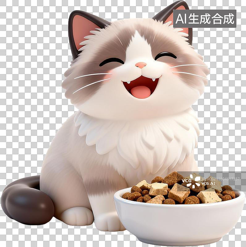 【AI数字艺术】卡通3D可爱的宠物店宠物猫狗日常用品插画元素设计素材图片素材