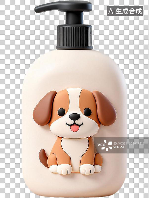 【AI数字艺术】卡通3D可爱的宠物店宠物猫狗日常用品插画元素设计素材图片素材