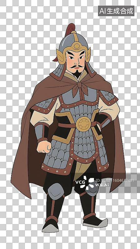 【AI数字艺术】AIGC：中国传统历史人物，郑成功，插图插画，元素，免抠图形图片素材