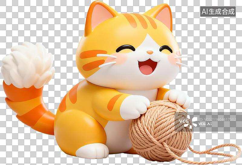 【AI数字艺术】卡通3D可爱的宠物店宠物猫狗日常用品插画元素设计素材图片素材