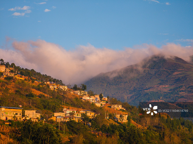 四川省凉山州雷波县箐口山风光图片素材