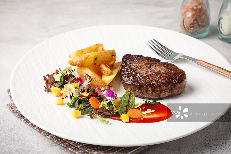 安格斯菲力儿童套餐图片素材