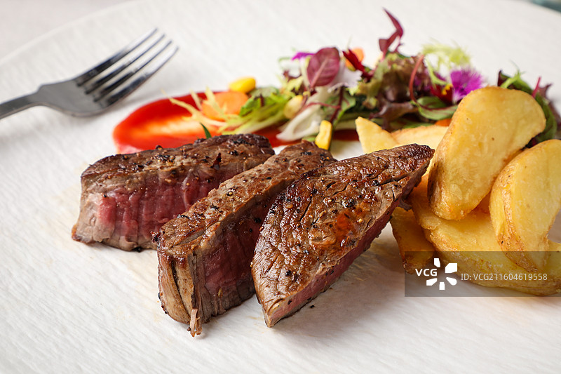 安格斯菲力儿童套餐图片素材