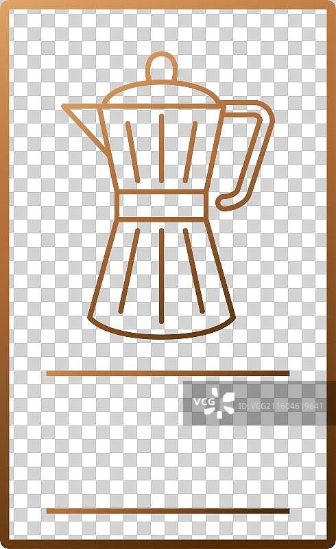 渐变咖啡店招牌设计图片素材