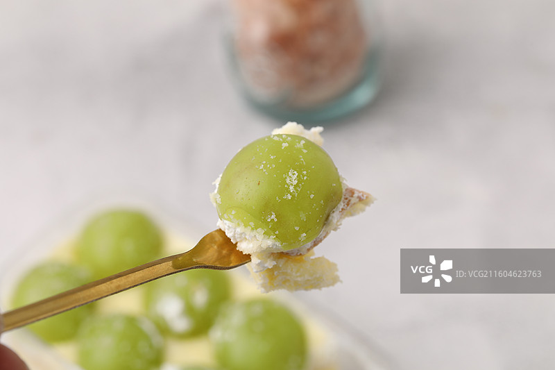 青提盒子蛋糕图片素材