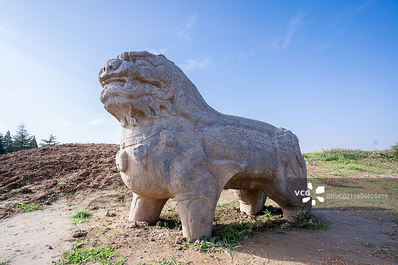 宋代皇陵永昌陵石刻图片素材
