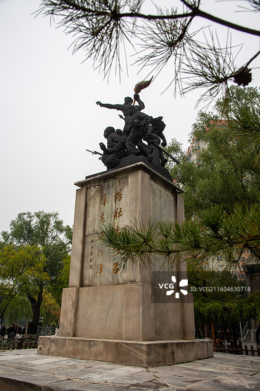 太原革命烈士纪念塔图片素材