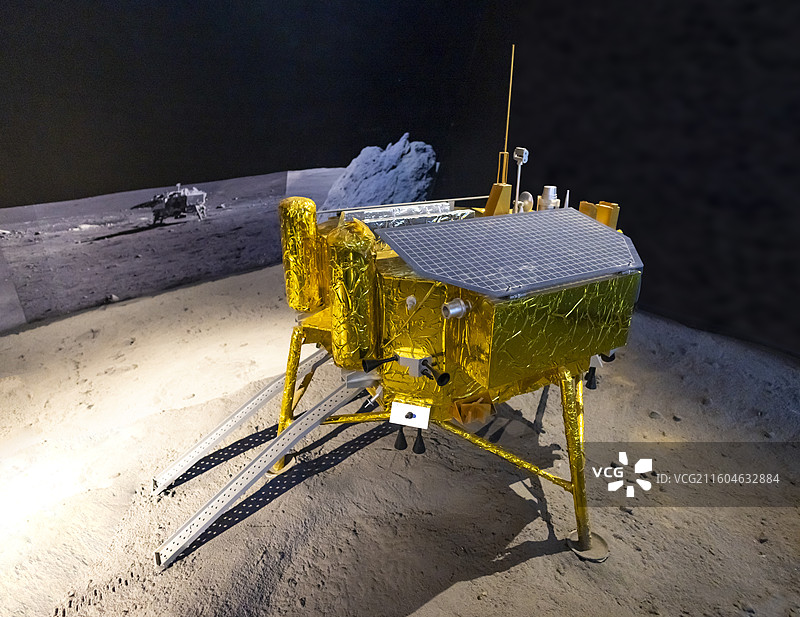 嫦娥四号着陆器 国家海洋博物馆图片素材