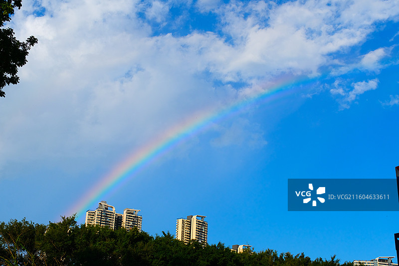 雨后彩虹图片素材