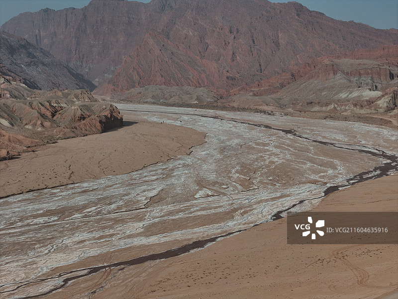 温宿盐河图片素材