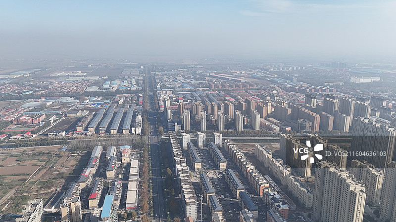 邯郸大名县航拍图片素材