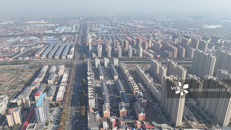 邯郸大名县航拍图片素材