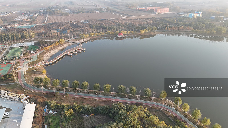 邯郸大名县北湖公园图片素材