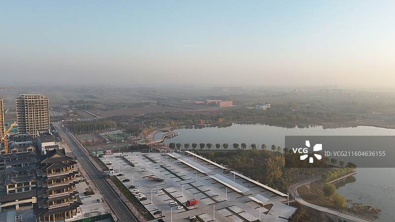 邯郸大名县北湖公园图片素材