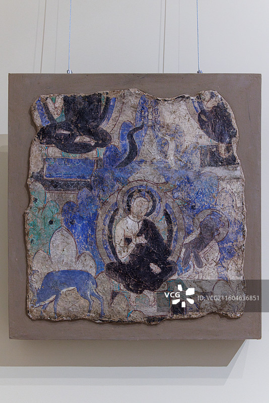 中国新疆克孜尔千佛洞壁画·俄罗斯圣彼得堡冬宫博物馆藏图片素材