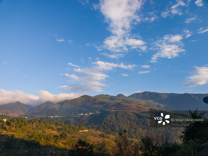 四川省凉山州雷波县箐口山风光图片素材