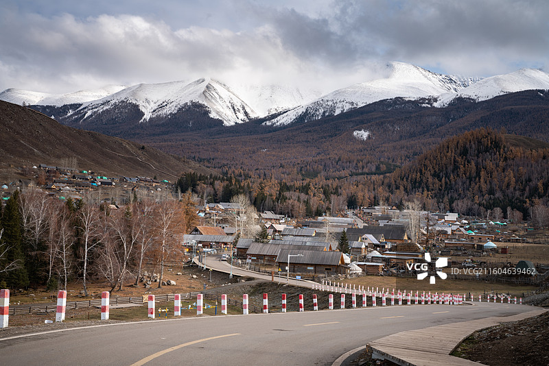 阿勒泰白哈巴图片素材