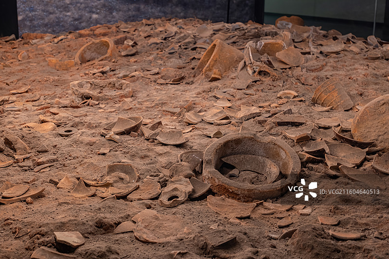 1936年十方堂遗址现场下层图片素材