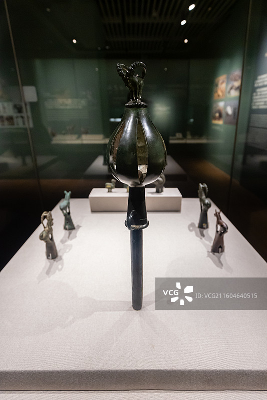 深圳南山博物馆鄂尔多斯青铜器展图片素材