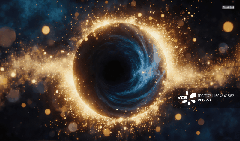 【AI数字艺术】宇宙黑洞奇观图片素材
