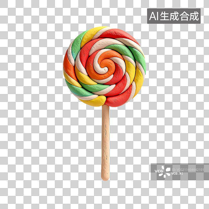 【AI数字艺术】色彩渐变的棒棒糖图片素材