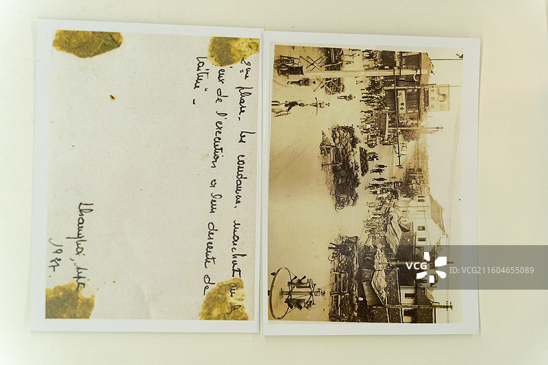 四川成都马库斯和松杰的朋友们和平小屋展出的二战时期照片图片素材