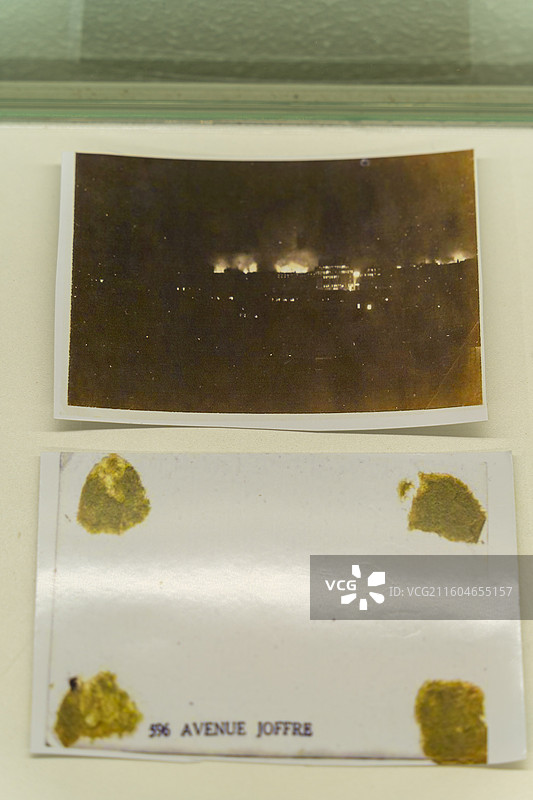 四川成都马库斯和松杰的朋友们和平小屋展出的二战时期照片图片素材