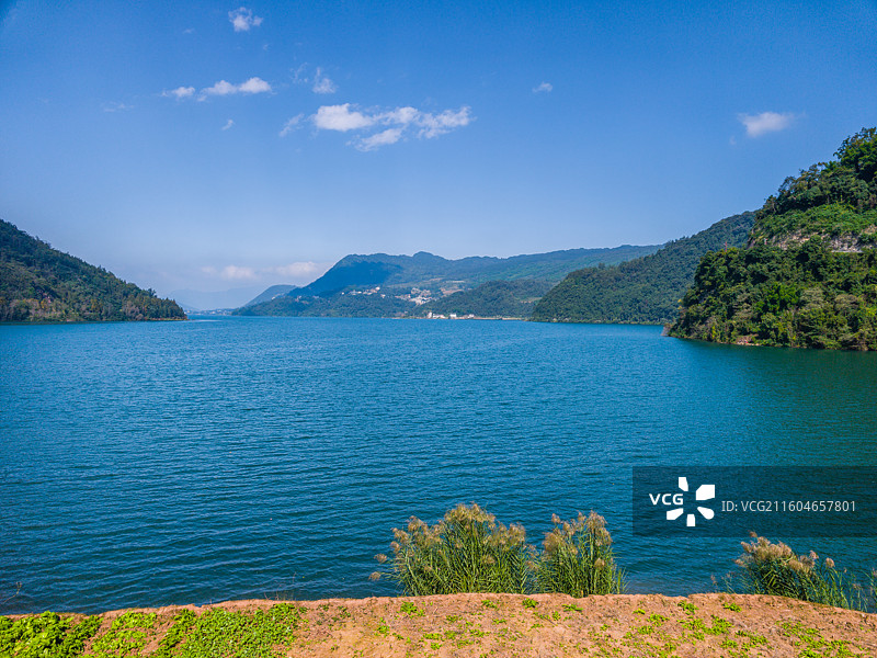 四川省凉山州雷波县马湖风景区图片素材