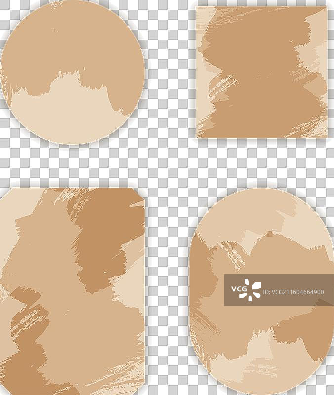 水彩艺术展活动标签集合图片素材