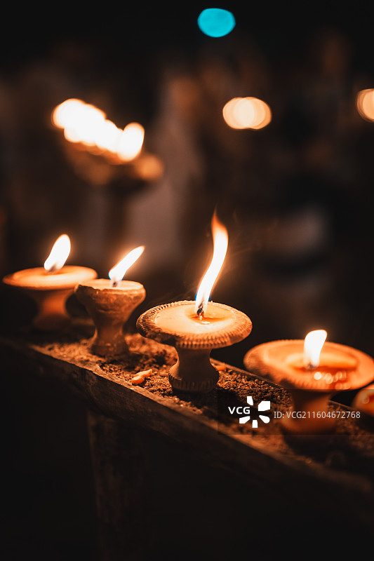 泰国清迈 天灯节 水灯节祈福图片素材