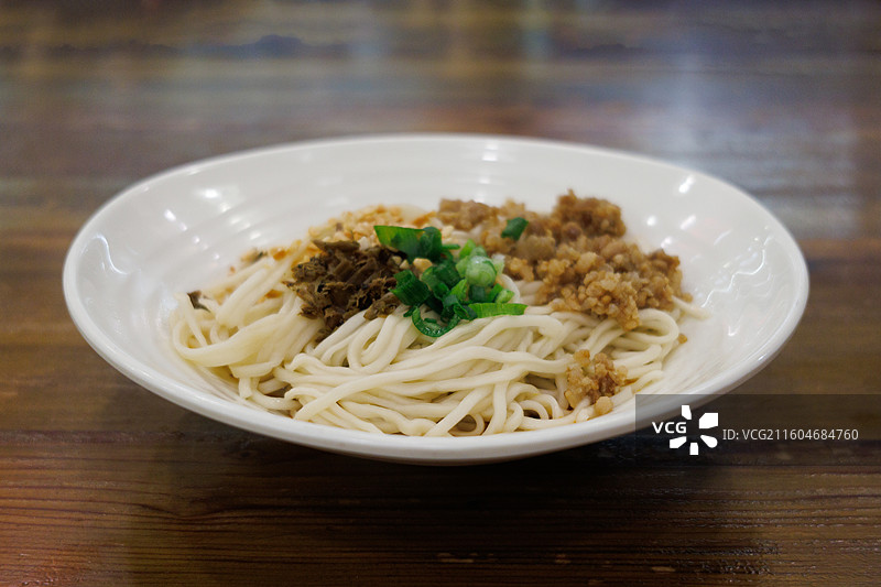 成都特色美食担担面特写图片素材