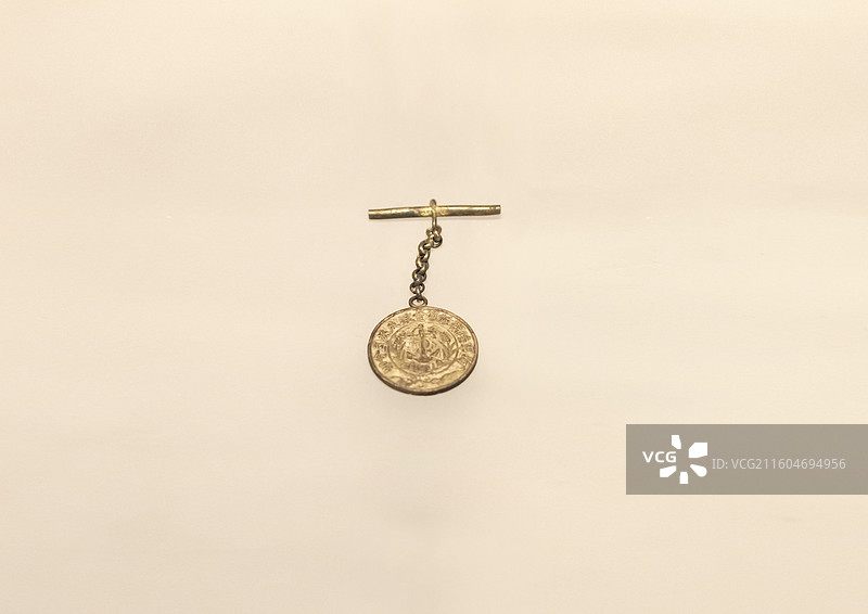 中华民国福州马尾海军陆战队 第一混成旅司令部银章 民国 国家海洋博物馆图片素材