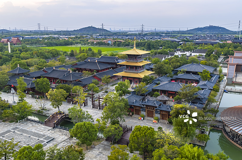 上海松江广富林遗址核心景区图片素材