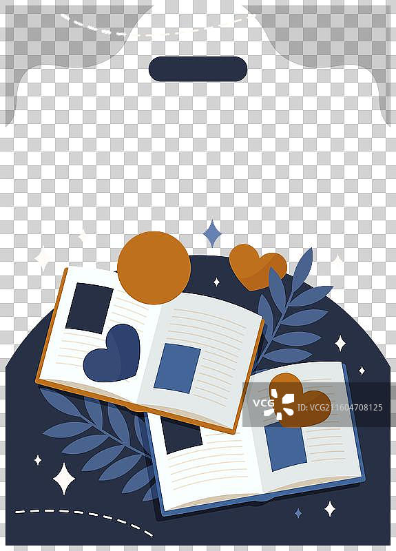 文学与读书会竖版海报模板图片素材