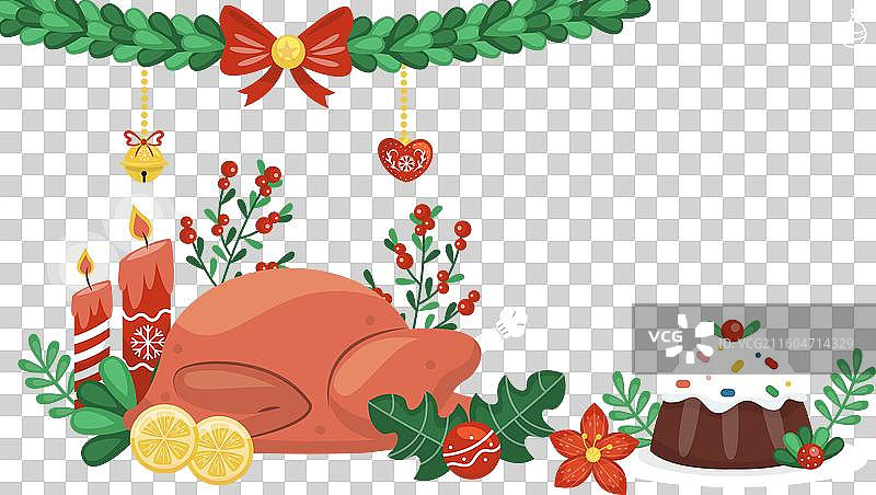 圣诞季庆祝活动 YouTube 缩略图图片素材