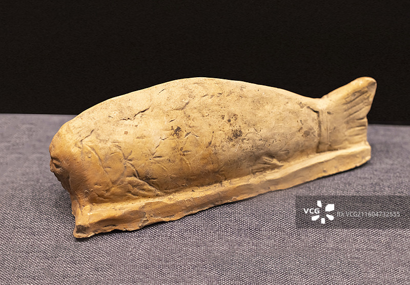 仪鱼 唐 文安县麻各庄董满墓 廊坊博物馆图片素材