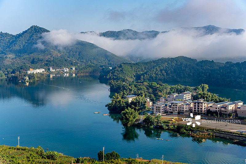 广西巴马赐福湖君澜度假区图片素材