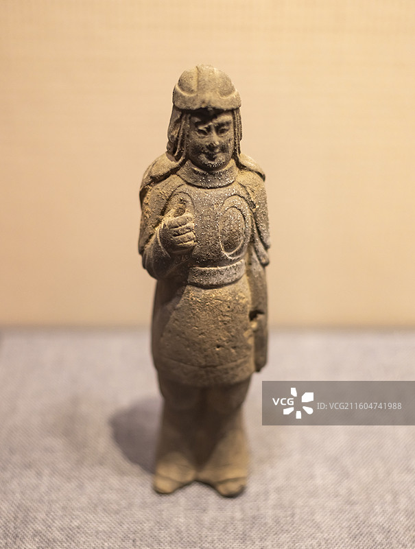 武士俑 北朝 1976年大城县大里北村墓葬 廊坊博物馆图片素材