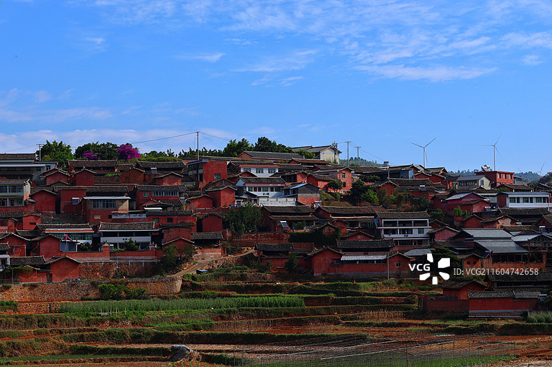 迤沙拉风光，拍摄于四川省攀枝花市迤沙拉村图片素材
