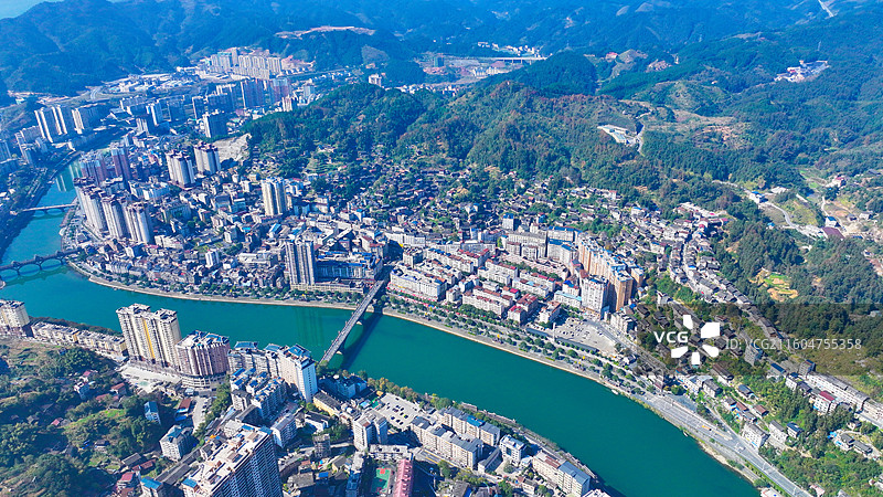 贵州锦屏县城风光图片素材