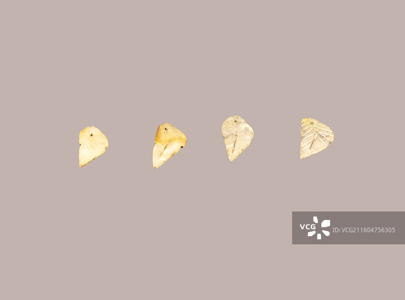 鱼形玉饰 金 固安县于沿村宝严寺地宫 廊坊博物馆图片素材