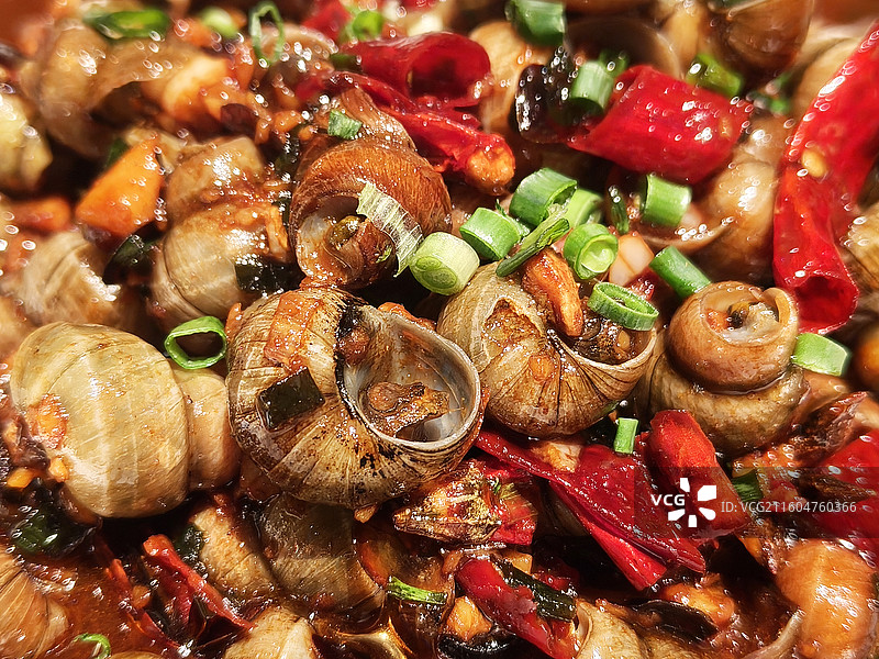 爆炒香辣螺蛳图片素材