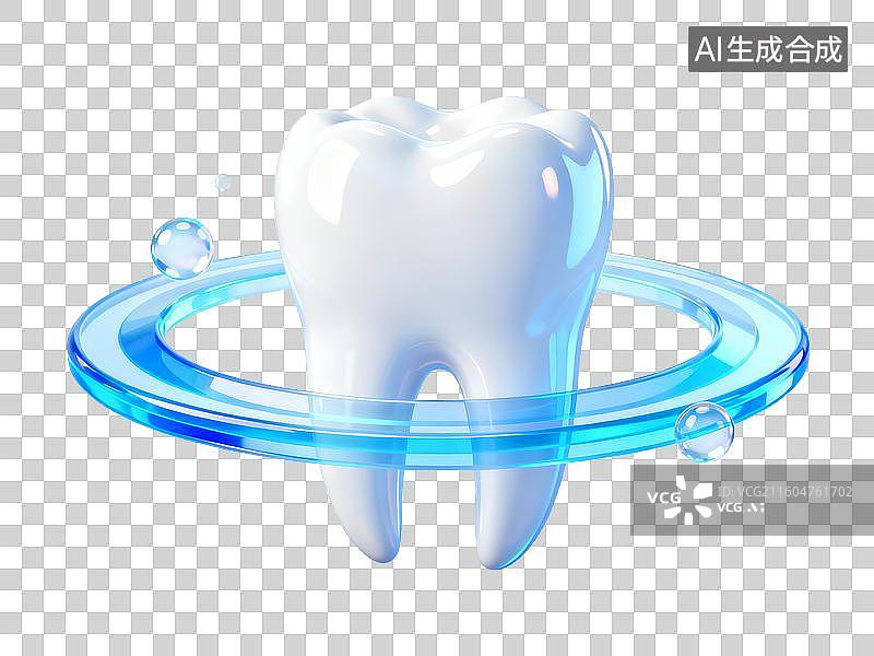 【AI数字艺术】3D 医疗健康牙齿牙科口腔护理免抠设计素材图片素材