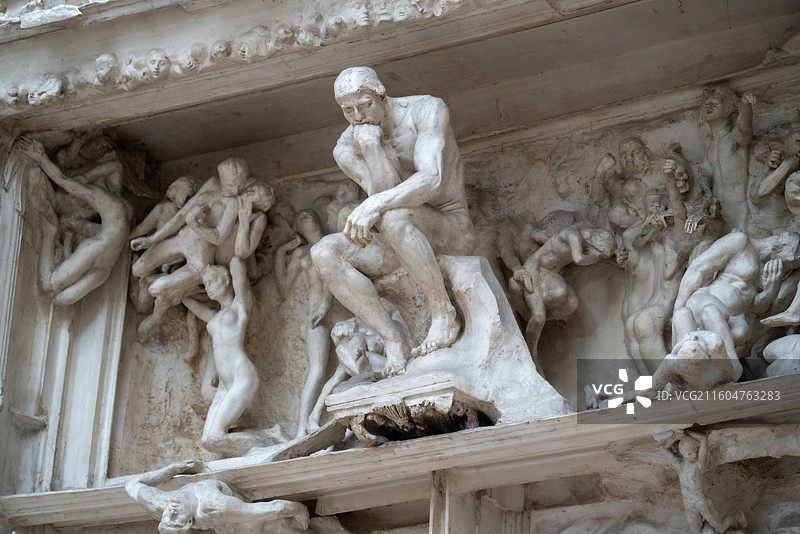 罗丹思想者图片素材