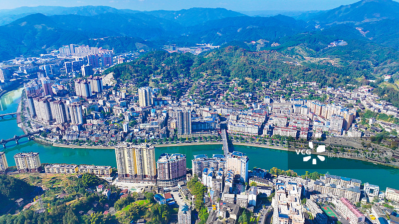 贵州锦屏县城风光图片素材