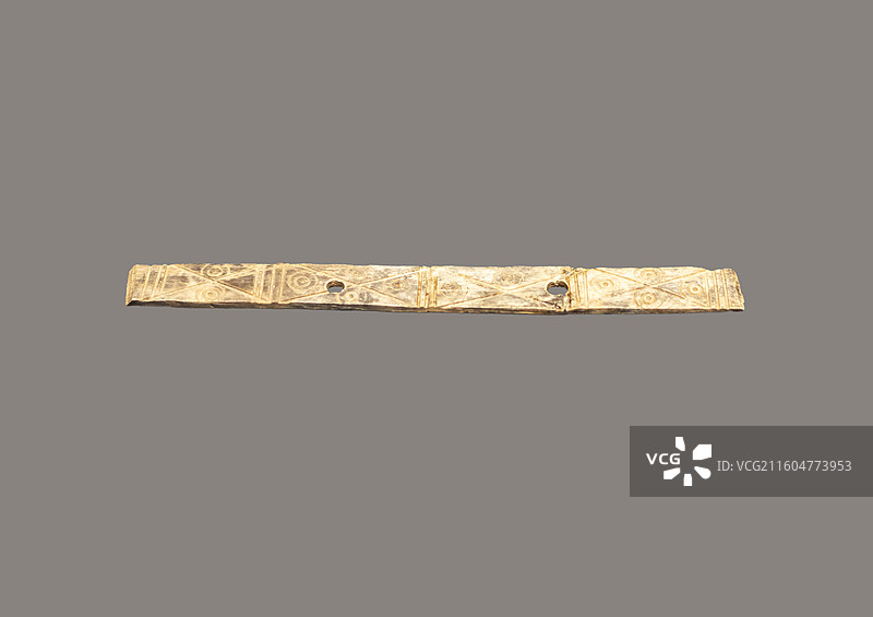 骨尺 战国 文安县小赵村遗址 廊坊博物馆图片素材