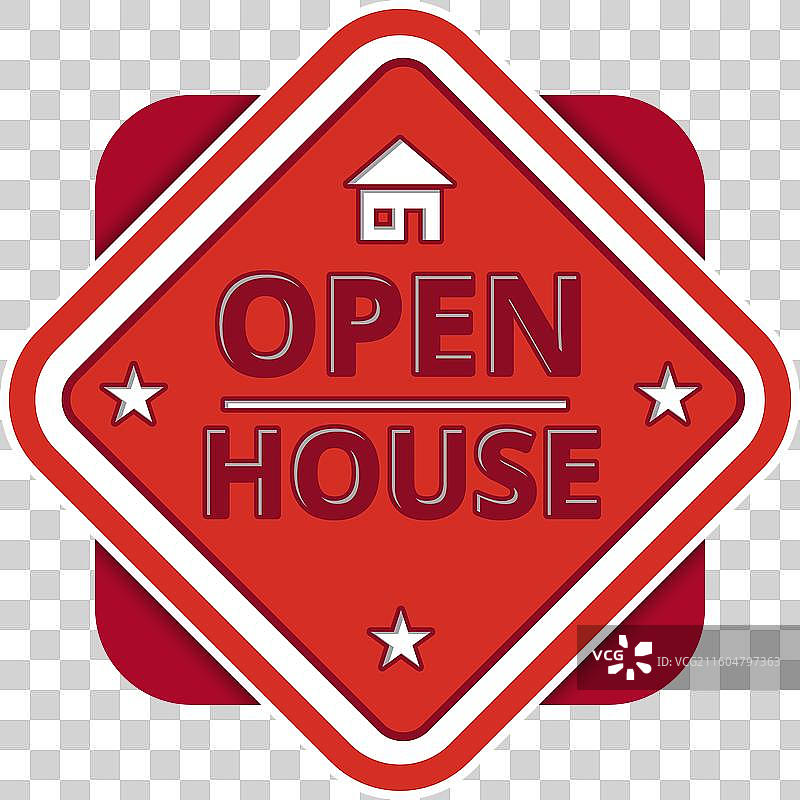 开放日标签标志设计图片素材