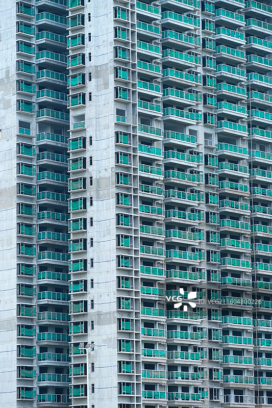 城市住宅楼立面图图片素材